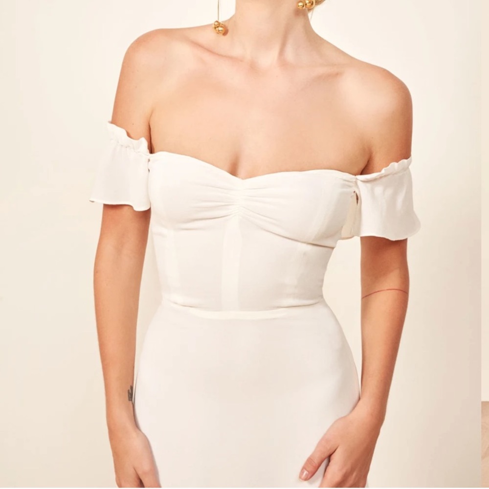 Reformation butterfly dress - Ivory